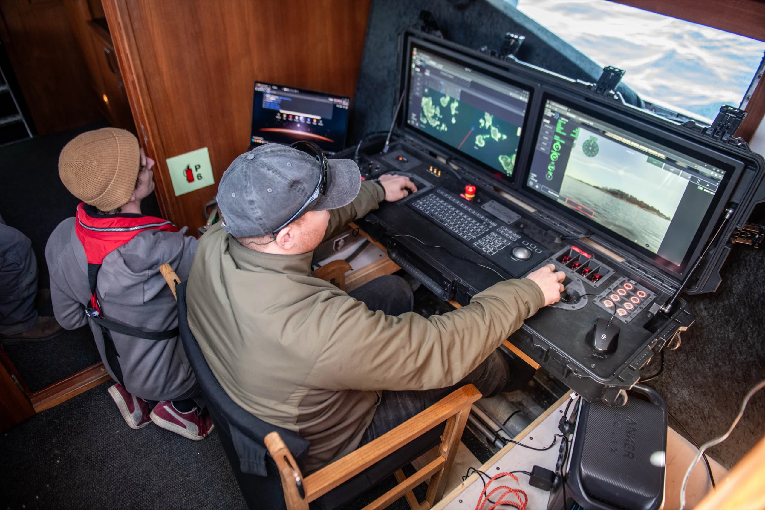 Nautrik operator at the helm during the AURORA 26 exercise